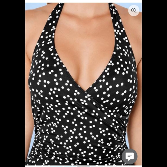 VENUS - Wrap Front Halter One-Piece - Picture 3 of 5